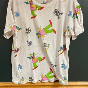 Simpson white t-shirt